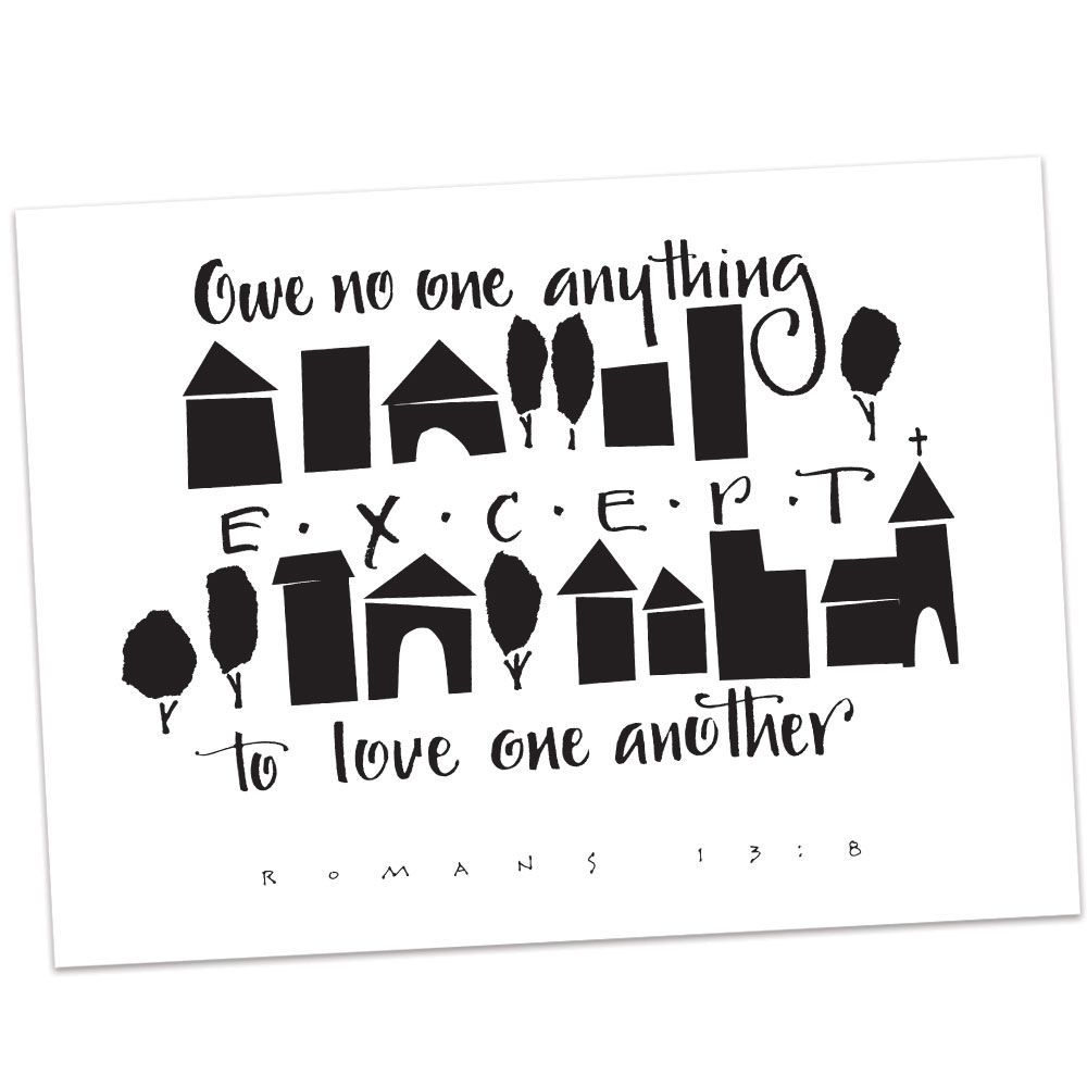 Romans 13:8 by Sally Beck