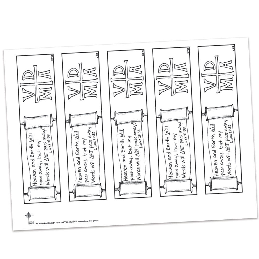 Luke 21:33 Bible Margin by Kristen Fittje