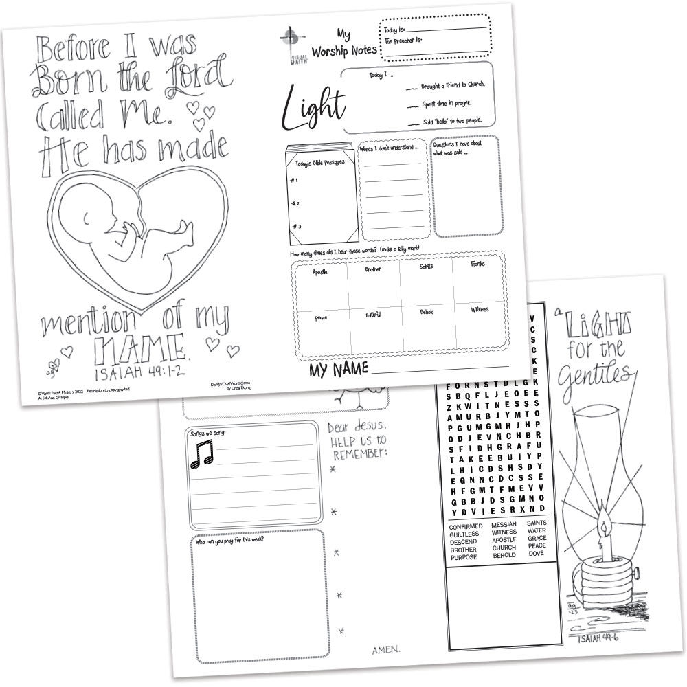 Isaiah 49:6 - Children's Bulletin