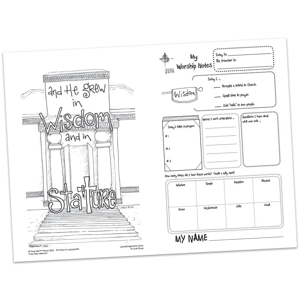 Children's Bulletin - Luke 2:40-52 (Vs2)