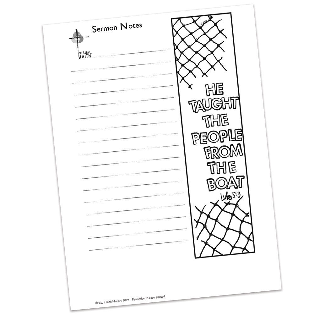 Sermon Notes HS - Luke 5:3