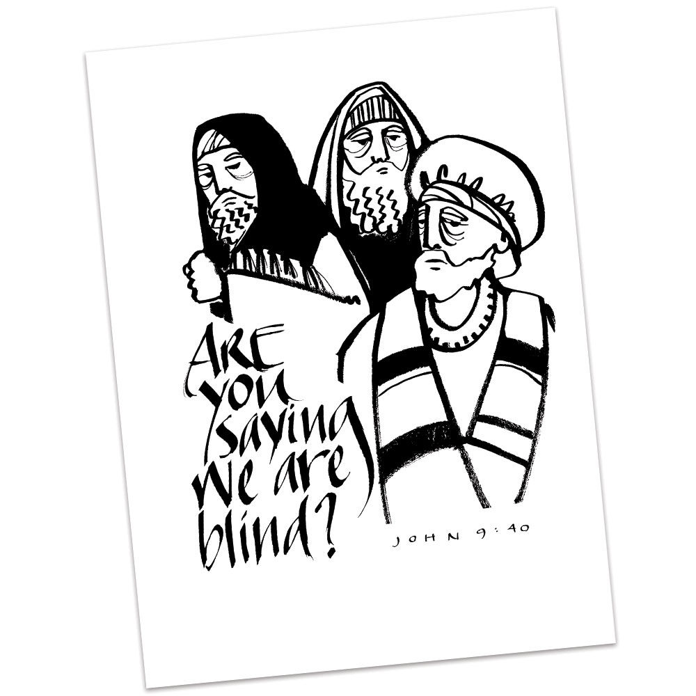 John 9:40 by Sally Beck