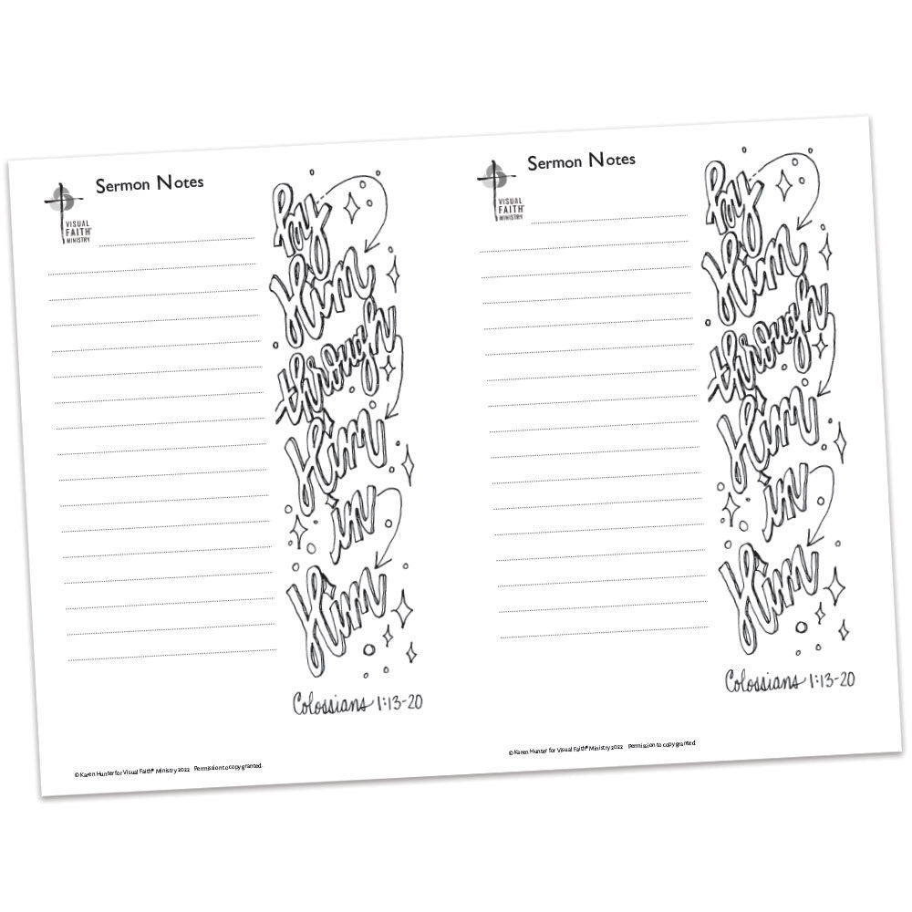 Sermon Notes - Colossians 1:13-20