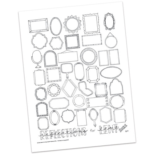 Lent Path Design Patterns Examples Lenten Path by Emily Adams | Visual Faith Min