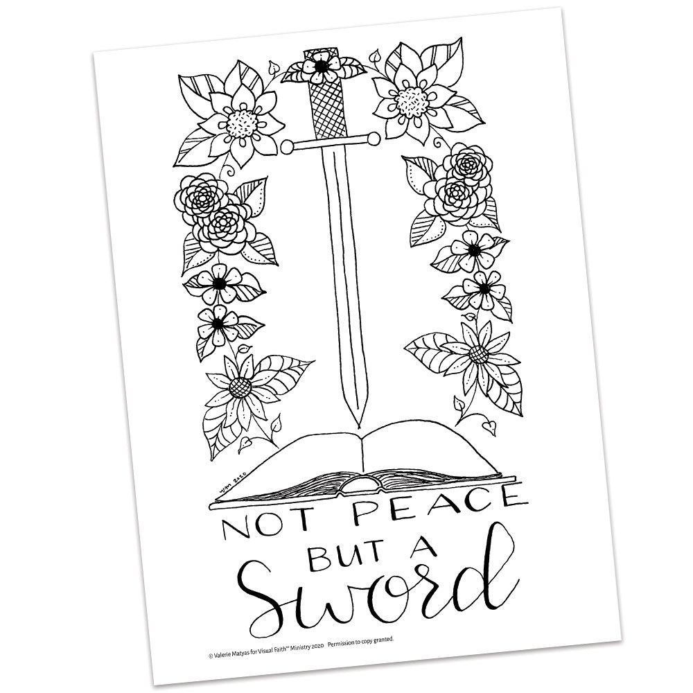 Matthew 10:34 HS by Valerie Matyas