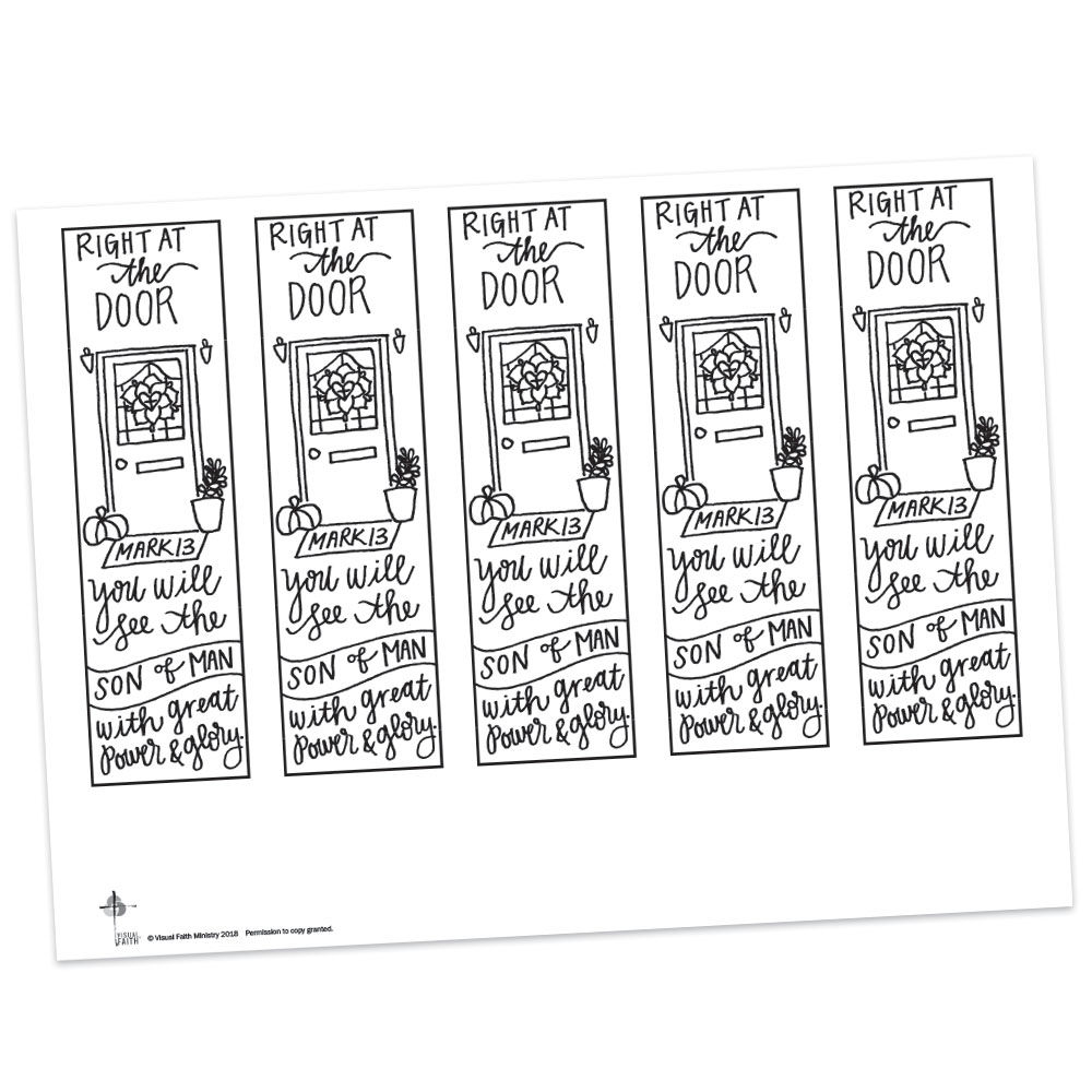 Mark 13:26 Bible Margin by Monica Kegley