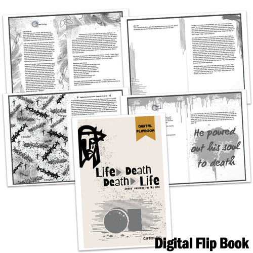 Life to Death, Death to Life Scripture Scribing Devotional Flip Book ...