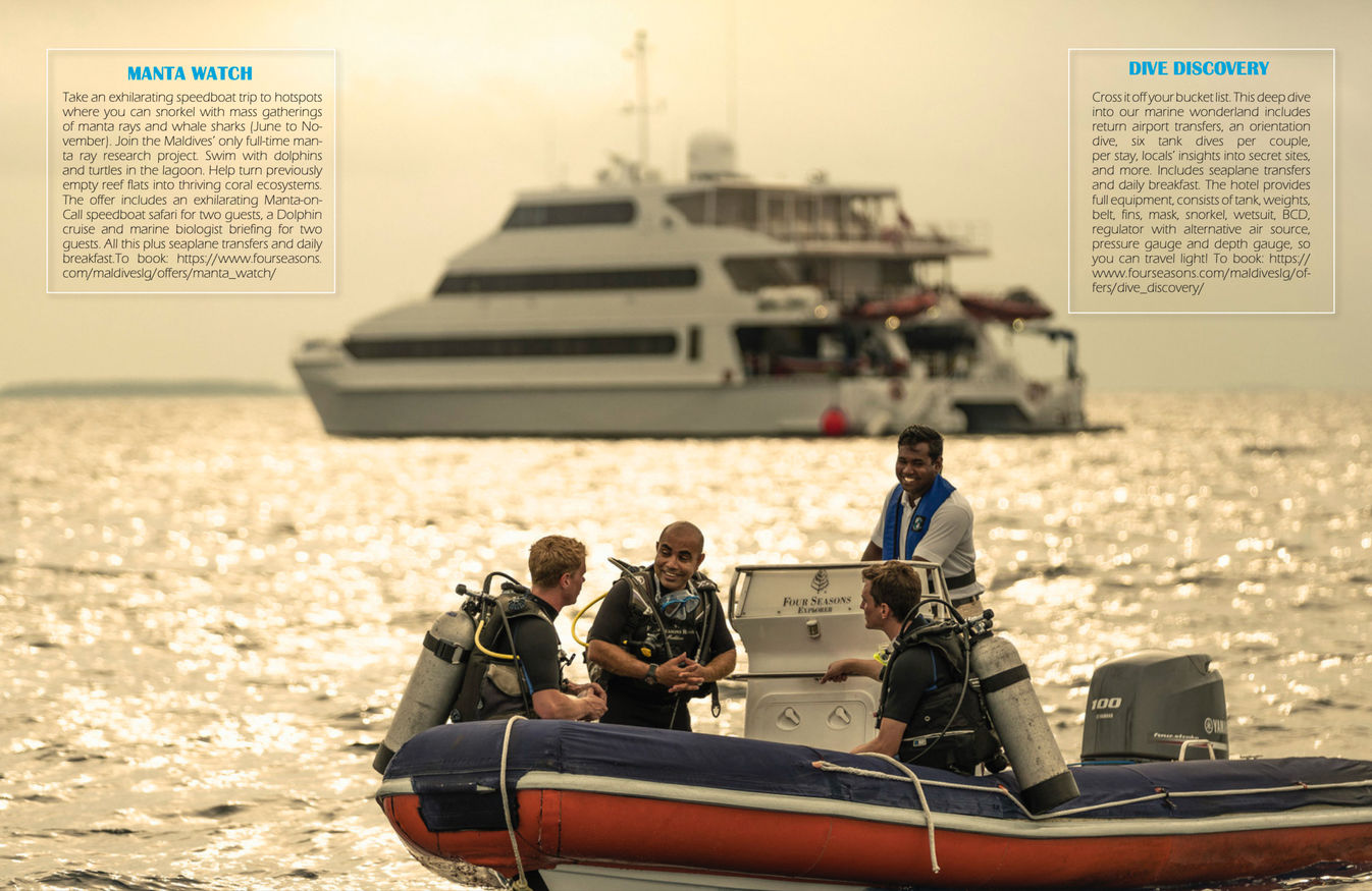 A complete experience in sea at Maldives