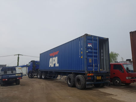 Korean used car exporter | 3 units to Gabon from South Korea by 40feet container.