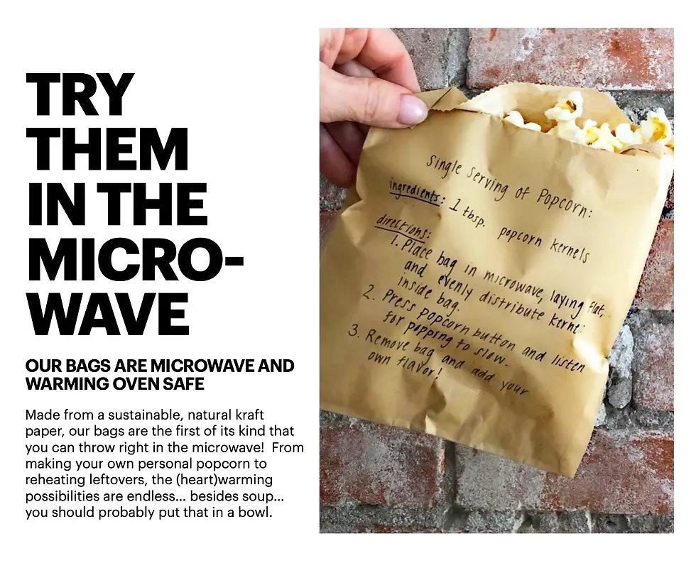 Thumbnail: 💚Biodegradable Paper Sandwich & Snack Bag