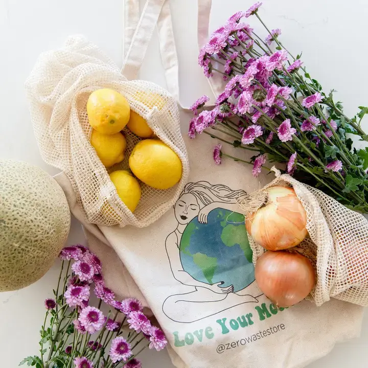 Thumbnail: 💛 Organic Cotton Mesh Produce Bag
