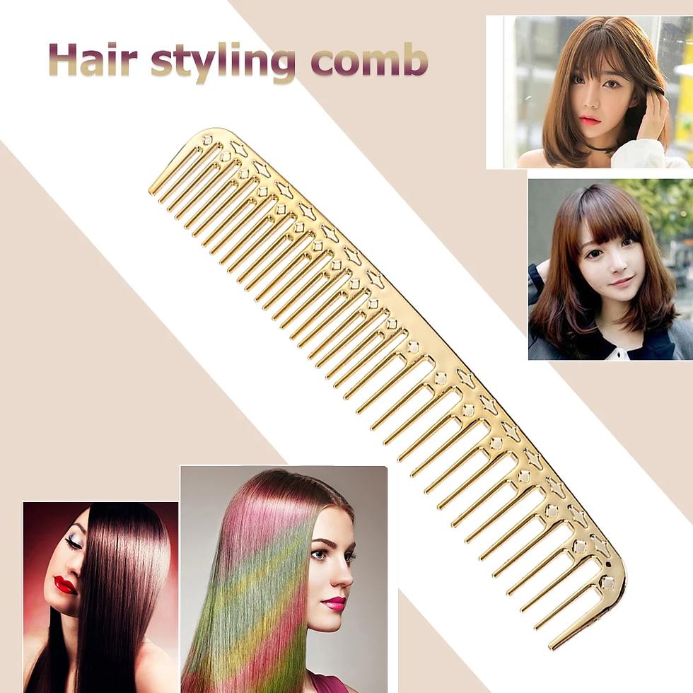 Thumbnail: Anti-Static Hairdressing Combs Salon Hair Cutting Trimmer Brush Plastic Barber H