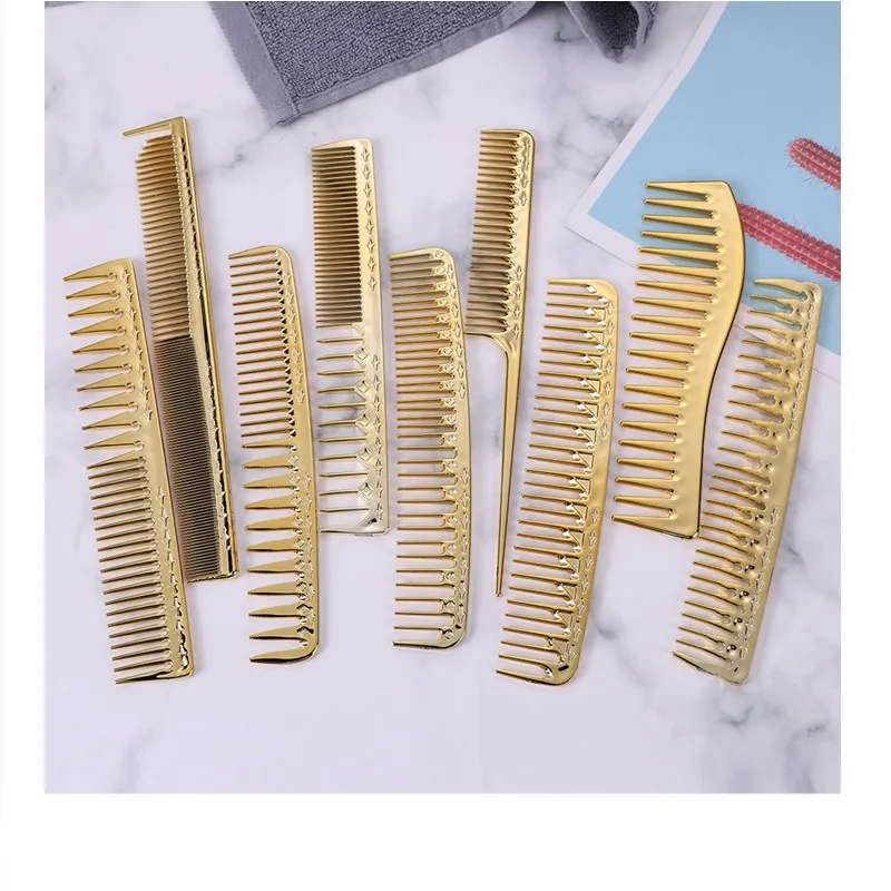 Thumbnail: Anti-Static Hairdressing Combs Salon Hair Cutting Trimmer Brush Plastic Barber H