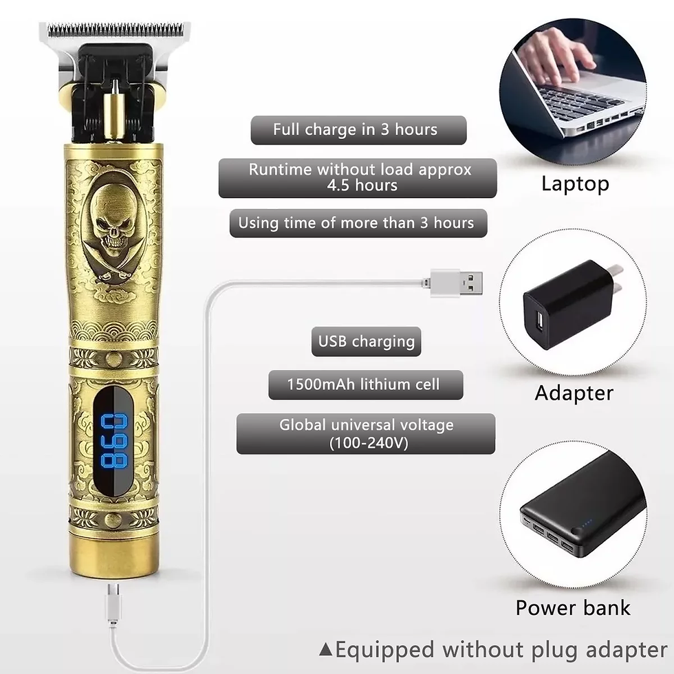 Thumbnail: Hair Clippers for Men,  Professional Hair Trimmer Zero Gapped T-Blade Trimmer Co