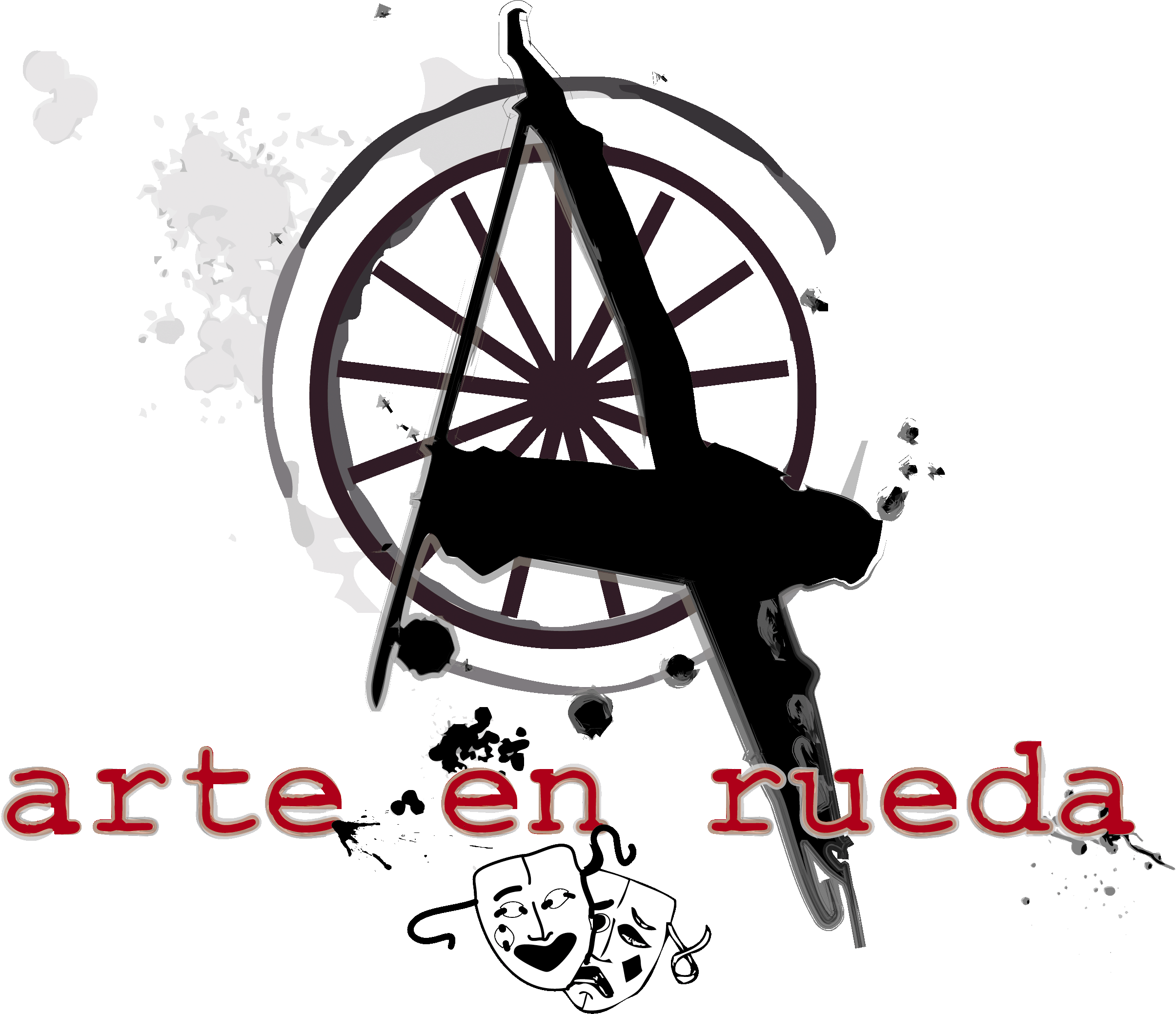 Logo Arte en Rueda impro y teatro en Mallorca. Humor, Palma, artes escénicas, improvisación teatral, piratas, empresas, cena de navidad, despedidas de solteras