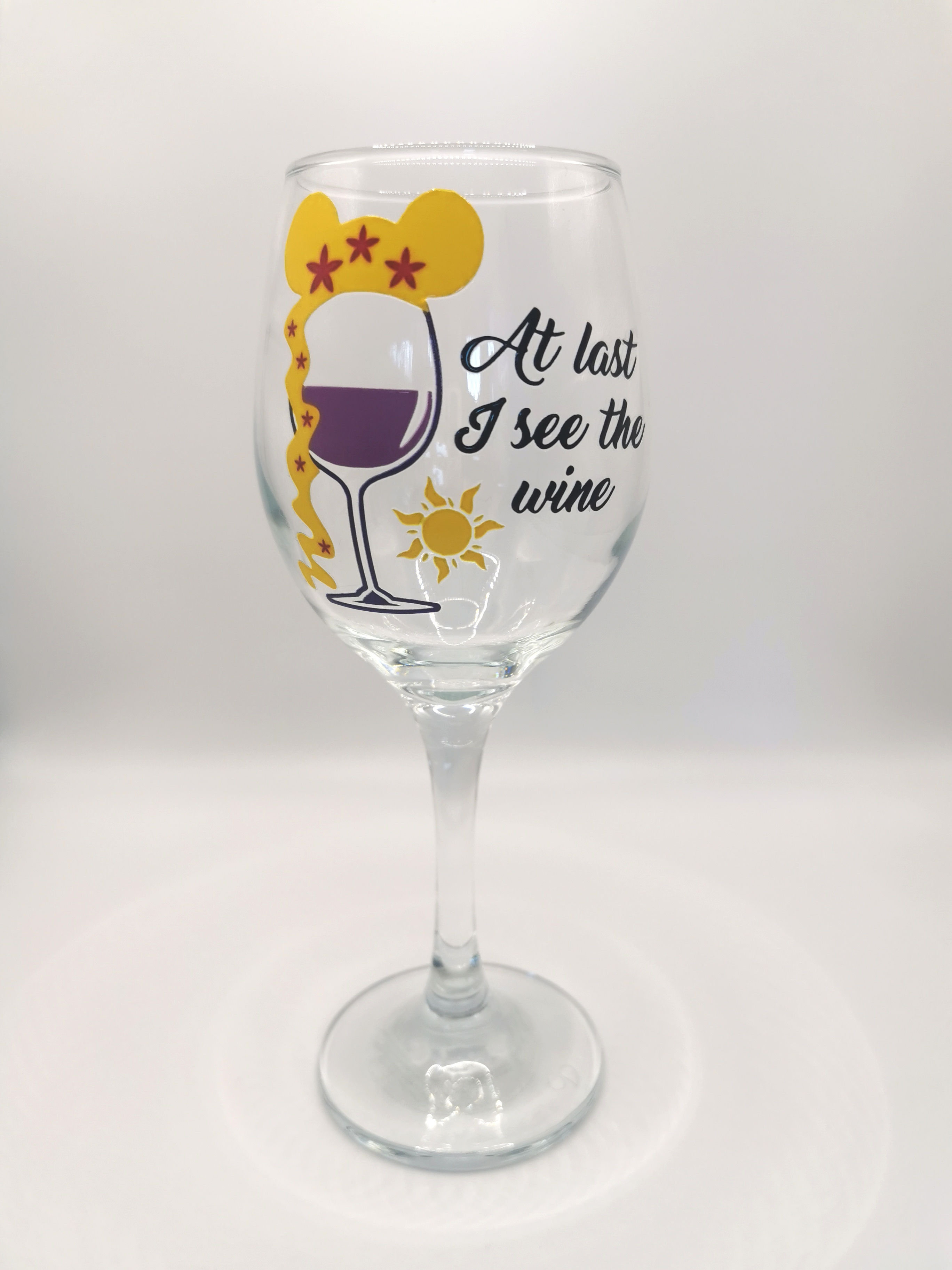 At Last I See the Wine Wine Glass