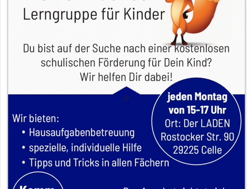 Paulus Gemeinde übernimmt Trägerschaft des Projektes "Die Lernfüchse"