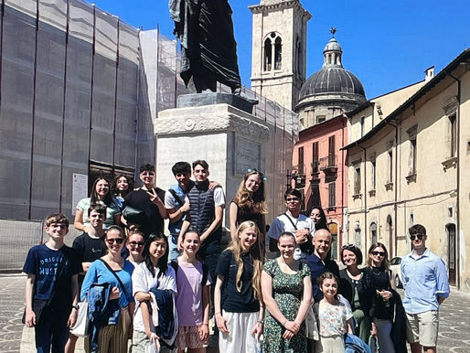 Ernestiner berichten vom Latein-Wettbewerb 2024 an Ovids Geburtsort in Italien