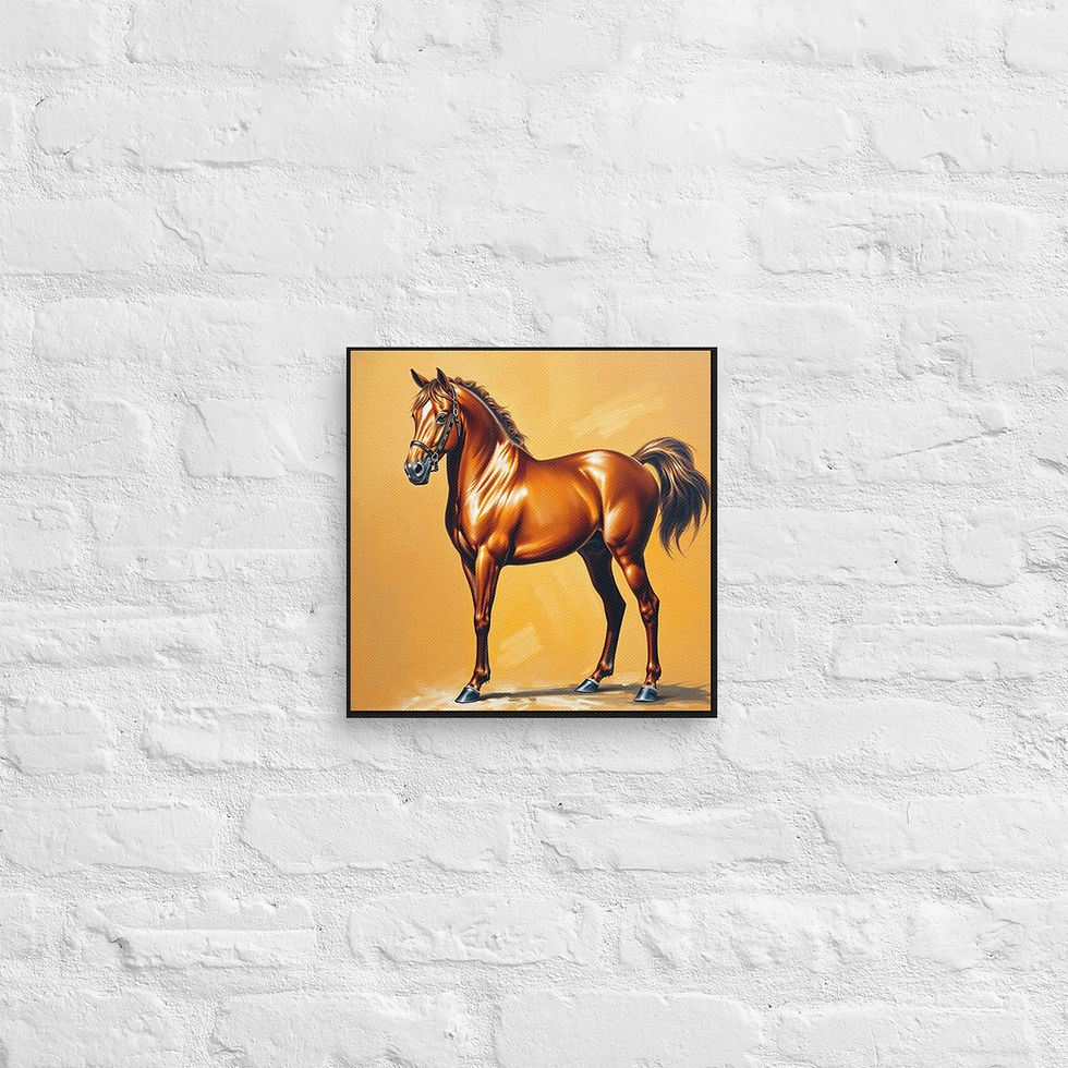 Thumbnail: Arabian Horse Canvas Wall Art | Elegant Equestrian Print | Home & | Roseson®