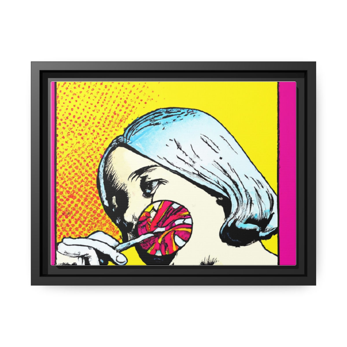 Rosesun® Canvas Painting Print, Black Frame