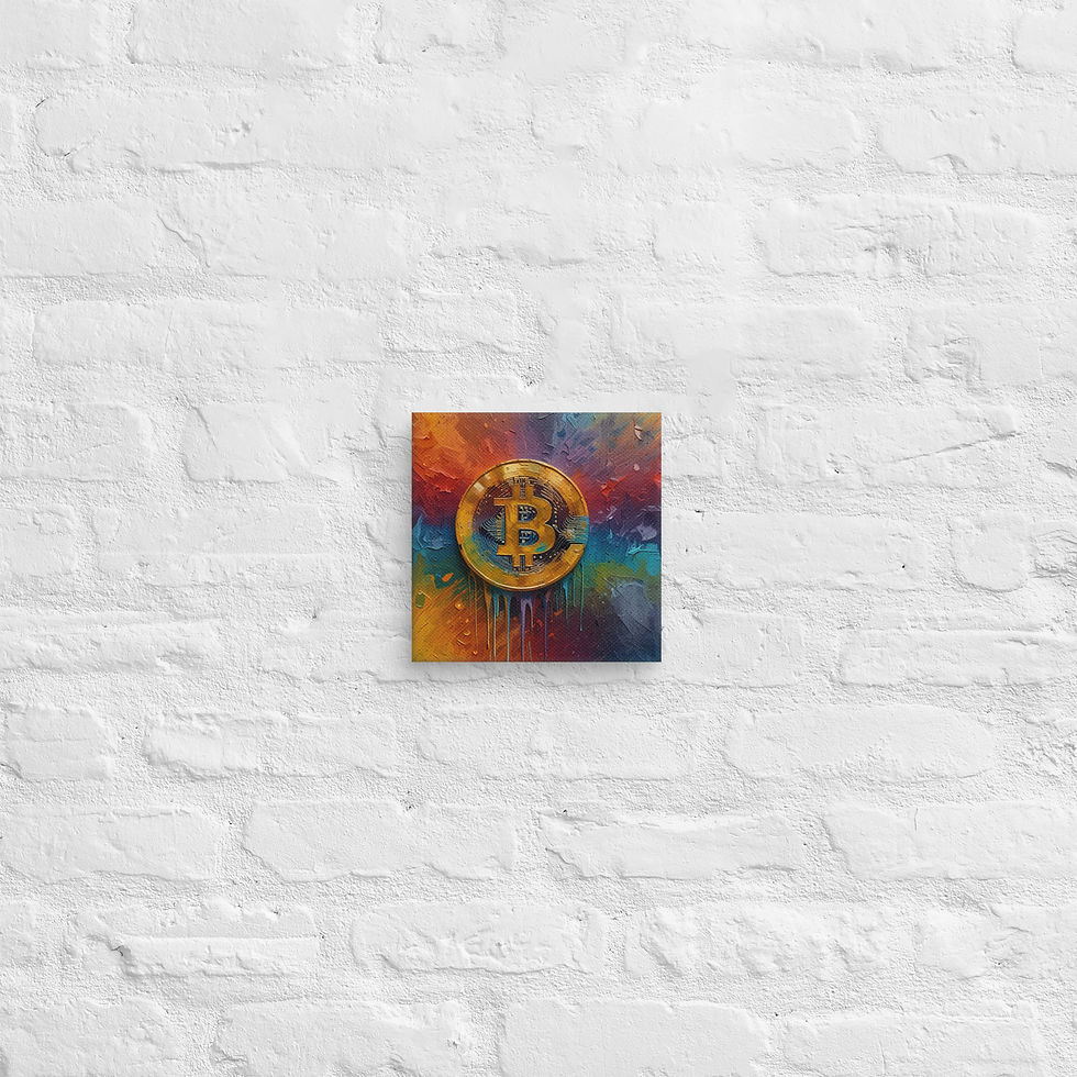 थंबनेल: Bitcoin Canvas Wall Art | Luxury Masterpiece for Crypto Investors | Roseson®
