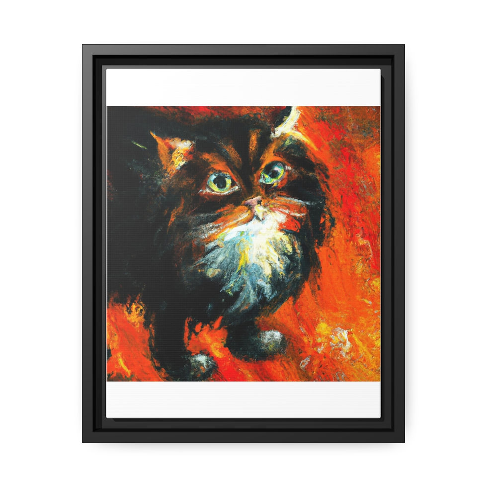थंबनेल: Embracing Botanical Canvas Art Canvas Print Black Frame | Roseson®