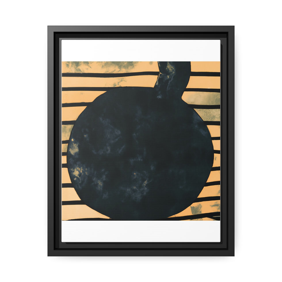 Thumbnail: Pop Art Canvas Painting Print Black Frame | Roseson® Vibrant Wall Decor