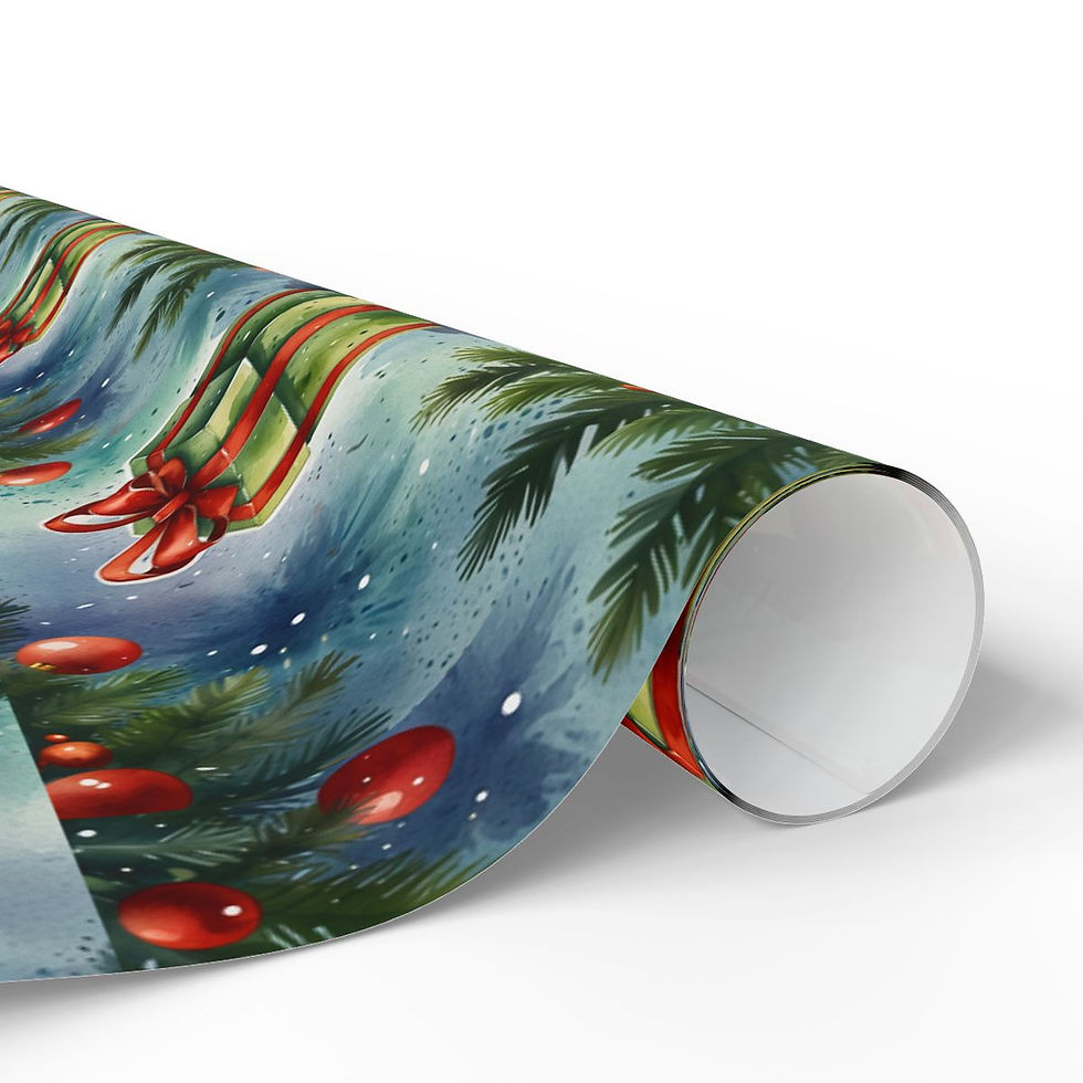 الصورة المصغرة: Plaid Christmas Wrapping Paper | Roseson® Tartan Holiday Wrap