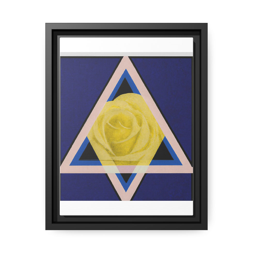 थंबनेल: Masterpiece Gallery Wall Canvas Print Black Frame | Roseson®