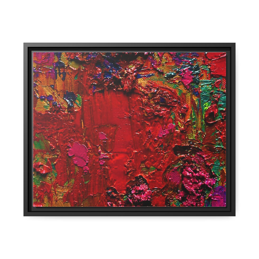 الصورة المصغرة: Inspiring Neutral Wall Art Canvas Print Black Frame | Roseson®