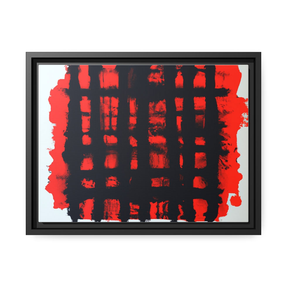 Thumbnail: Motivational Wall Art Canvas Print Black Frame | Roseson®