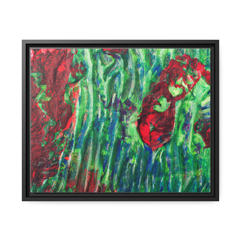 الصورة المصغرة: Canvas Wall Art Print Black Frame | Roseson®