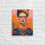 Thumbnail: Frida Kahlo Pop Art Print – Abstract Color Splash Wall Art for Bedroom or Office