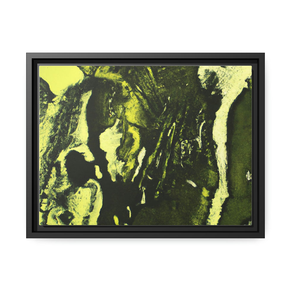 الصورة المصغرة: Panoramic Landscape Wall Art Canvas Print Black Frame | Roseson®
