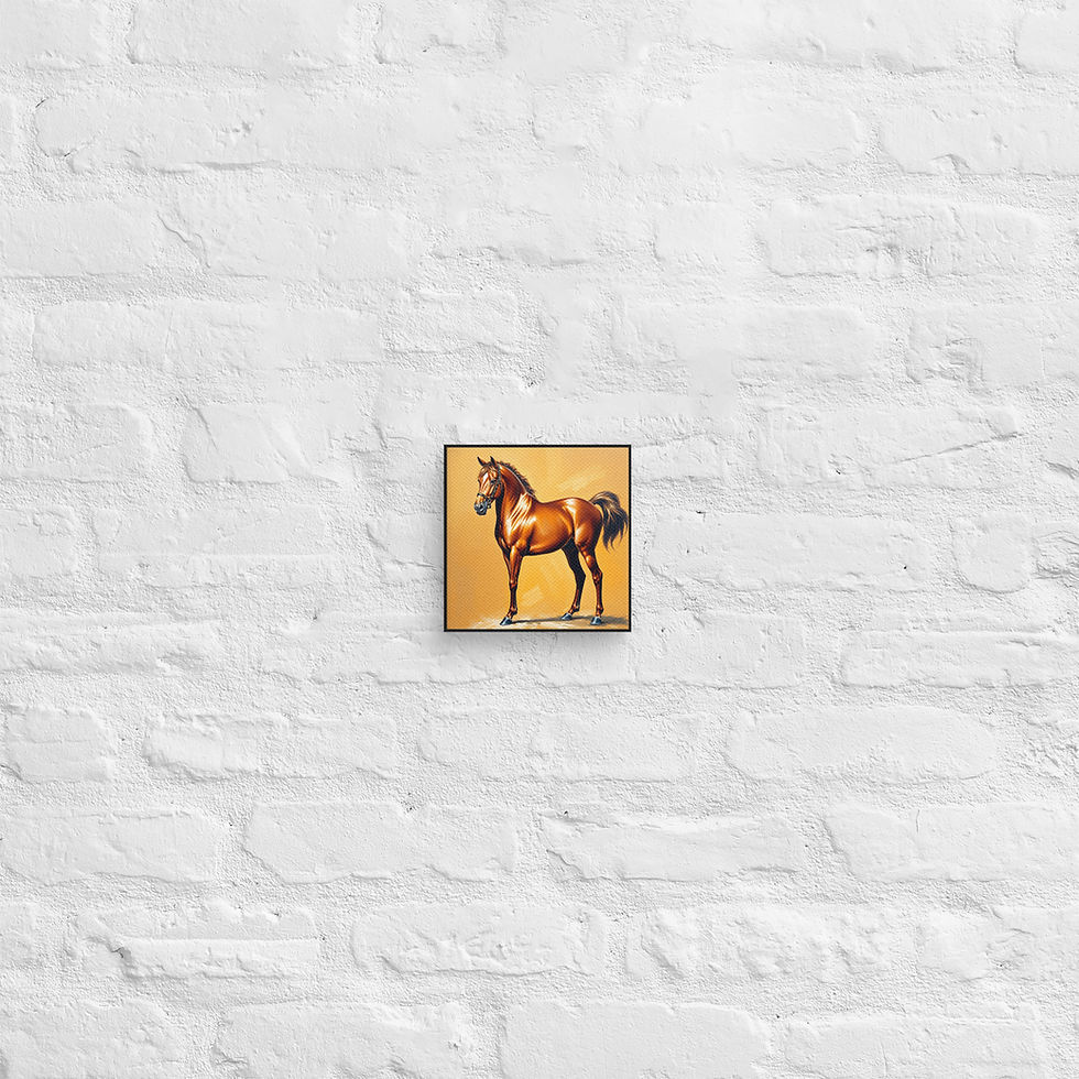 الصورة المصغرة: Arabian Horse Canvas Wall Art | Elegant Equestrian Print | Home & | Roseson®
