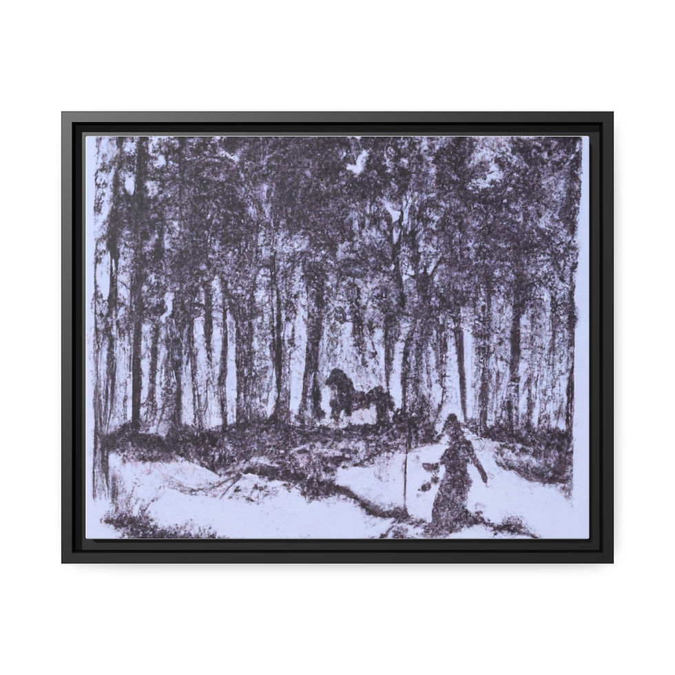 थंबनेल: Modern Home Decor Art Canvas Print Black Frame | Roseson®