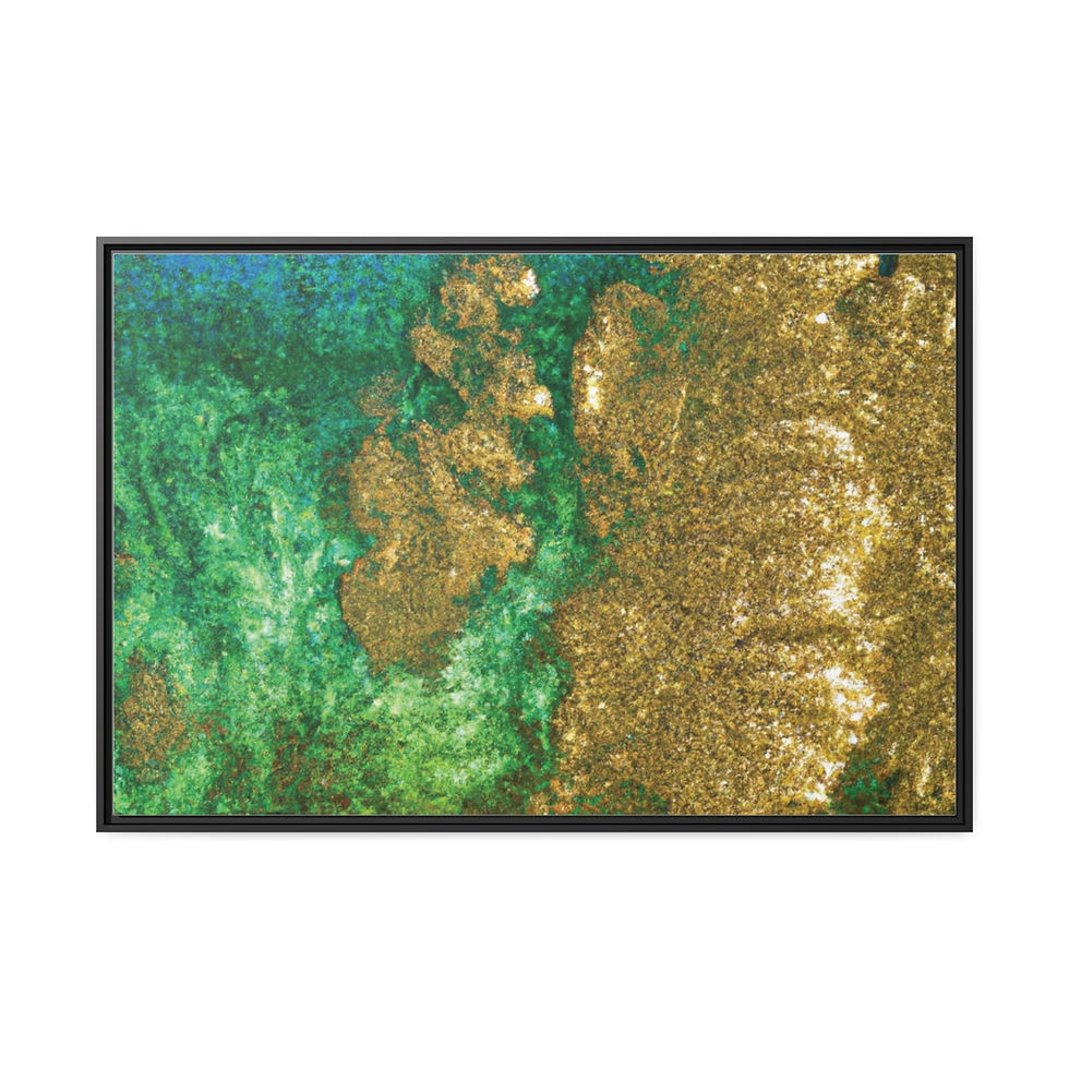Thumbnail: Modern Home Decor Art Canvas Print Black Frame | Roseson®