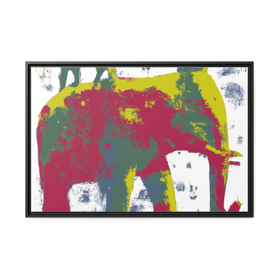 الصورة المصغرة: Impressionist Canvas Art Canvas Print Black Frame | Roseson®