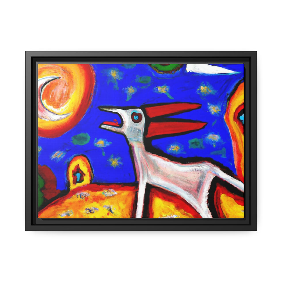 Thumbnail: Invigorating Gallery Wall Canvas Print Black Frame | Roseson®