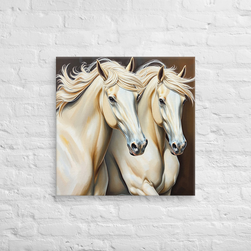 Thumbnail: Arabian Horse Canvas Wall Art | Classic & Modern Equestrian Print | Roseson®