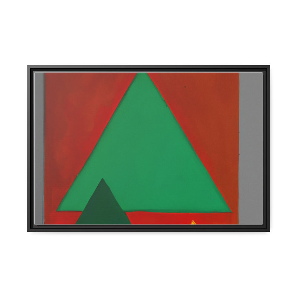 الصورة المصغرة: Authentic Landscape Wall Art Canvas Print Black Frame | Roseson®