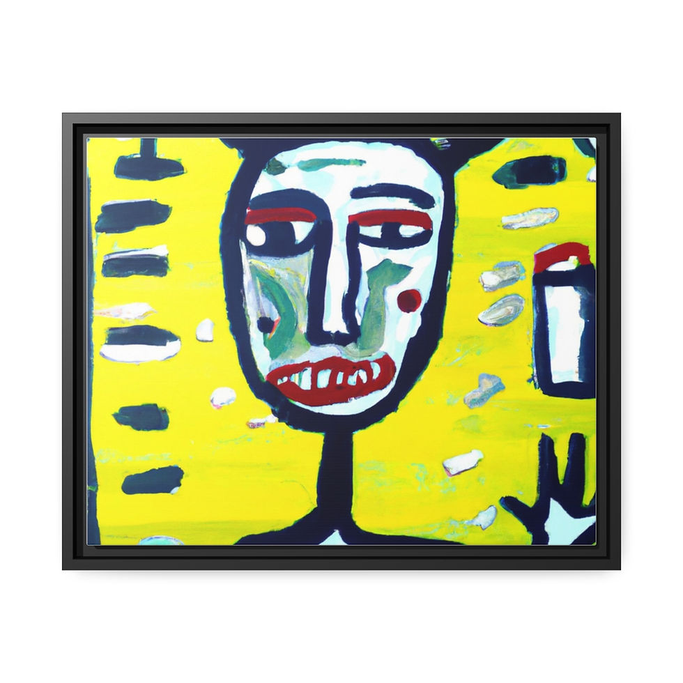थंबनेल: Captivating Gallery Wall Canvas Print Black Frame | Roseson®