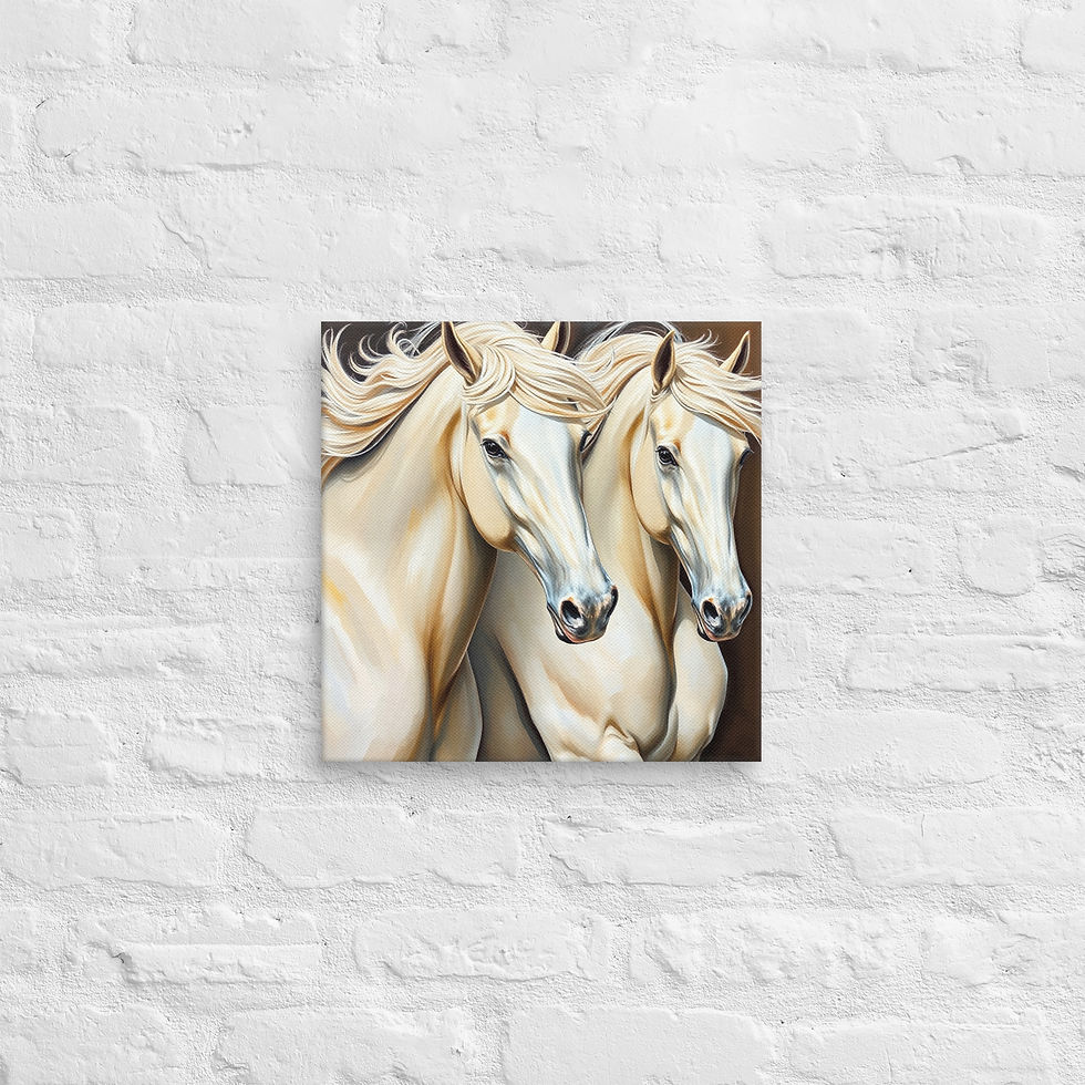 Miniature : Arabian Horse Canvas Wall Art | Classic & Modern Equestrian Print | Roseson®