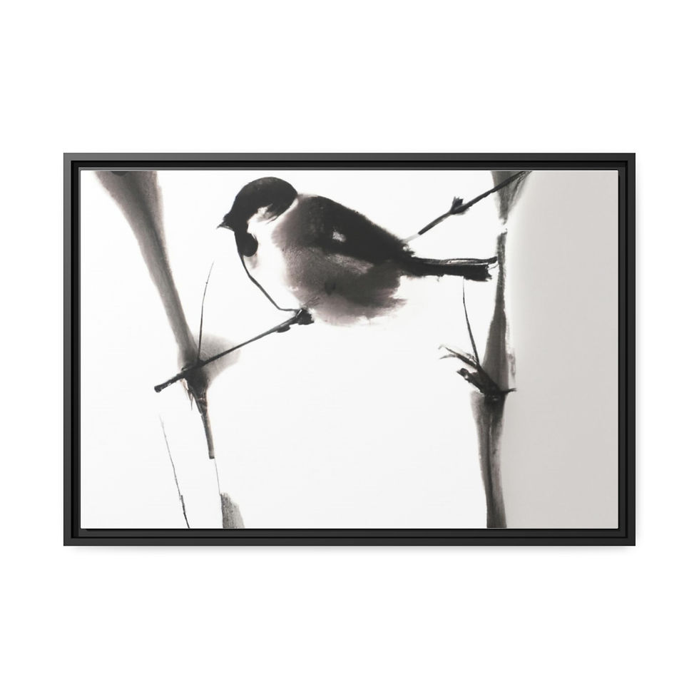 الصورة المصغرة: Modern Home Decor Art Canvas Print Black Frame | Roseson®
