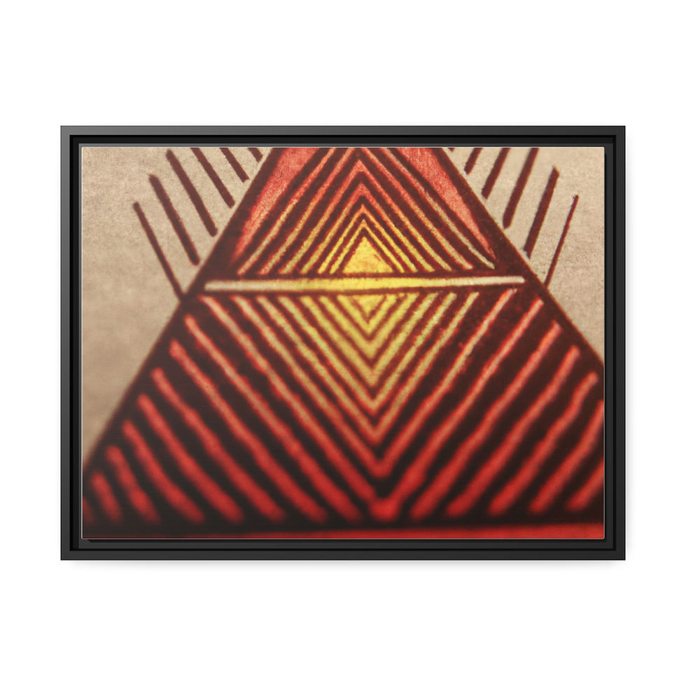 थंबनेल: Modern Wall Art Canvas Print Black Frame | Roseson®