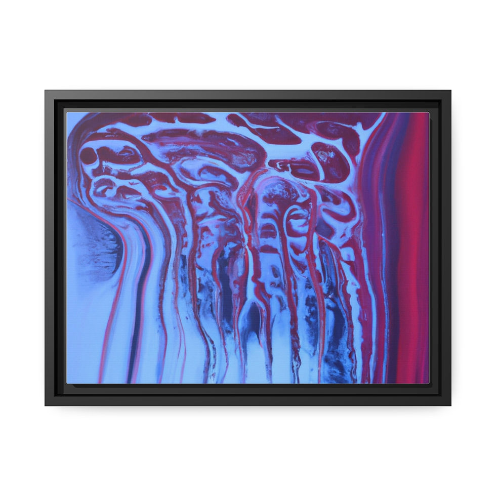 Thumbnail: Gallery Wall Art Canvas Print Black Frame | Roseson®