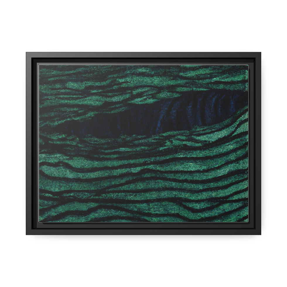 Miniature : Zest Canvas Painting Print Black Frame | Roseson® Wall Art