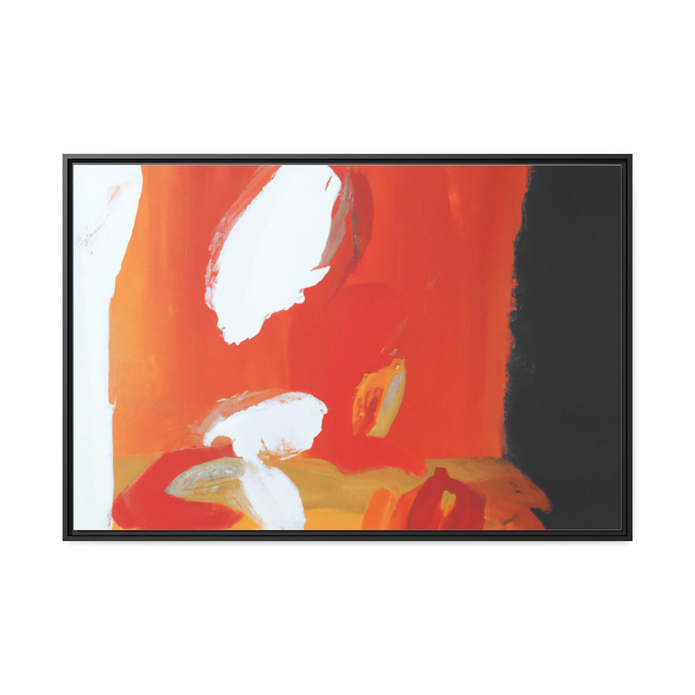 Thumbnail: Splendid Aesthetic Wall Art Canvas Print Black Frame | Roseson®
