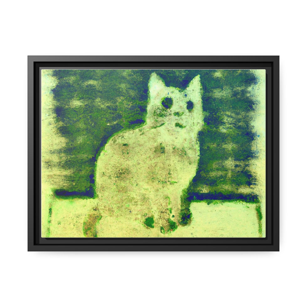 थंबनेल: Abstract Wall Art Canvas Print Black Frame | Roseson®