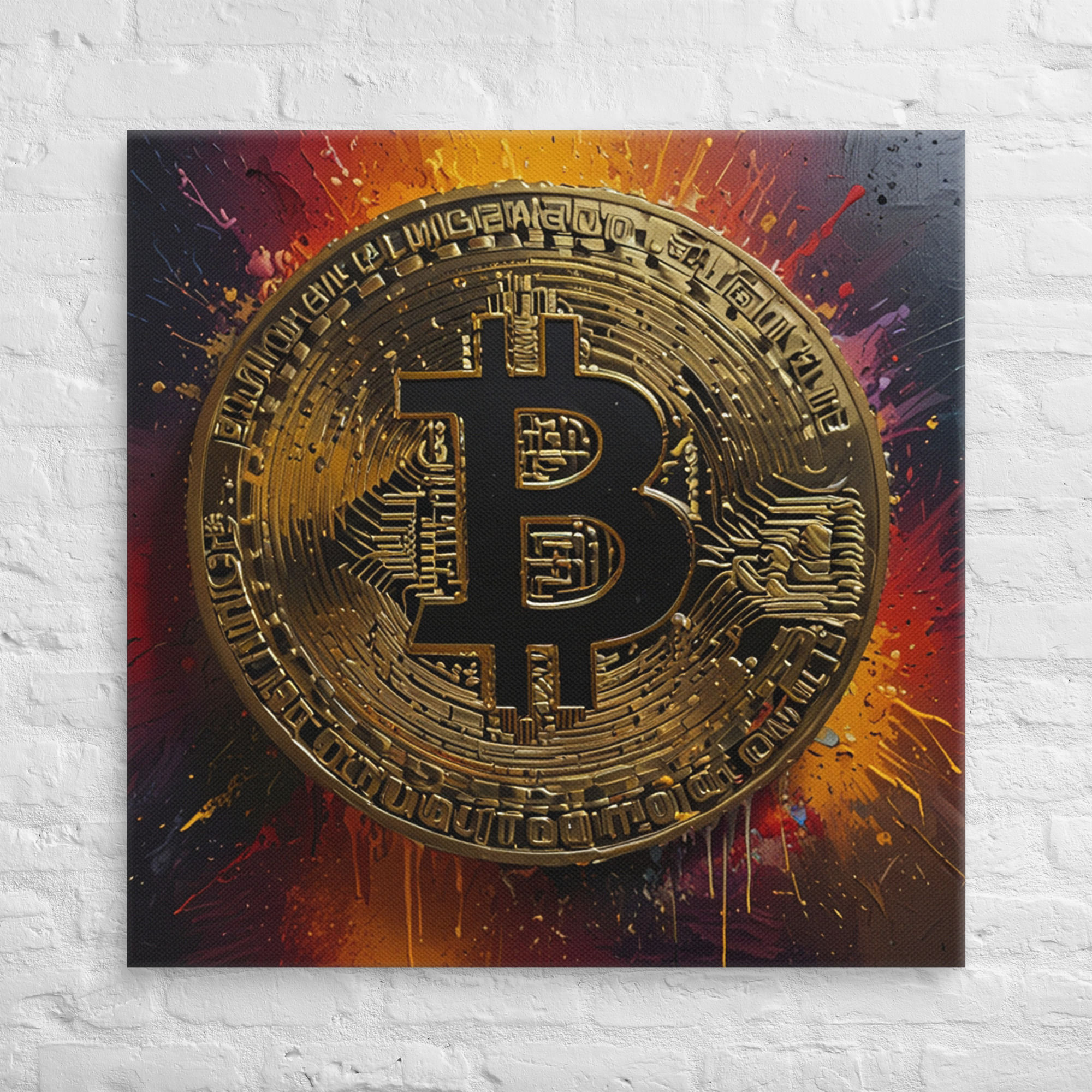 Crypto-Inspired Canvas Prints – Stylish Bitcoin Art for Offices & Homes